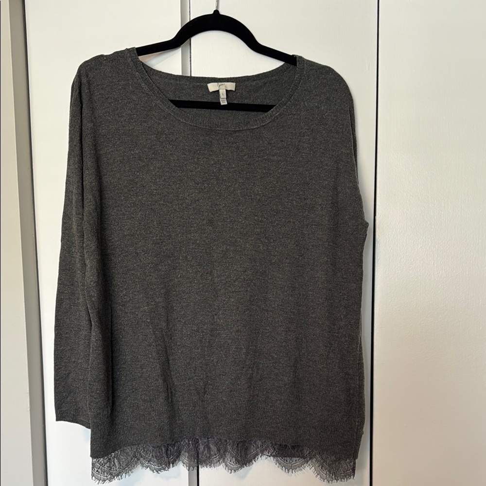 Joie Charcoal Knit Top